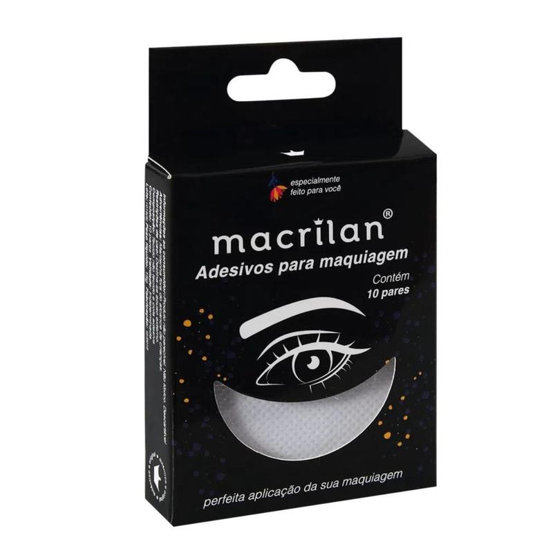 Adesivos para maquiagem macrilan com 10 pares ac-08 - Acessórios para ...