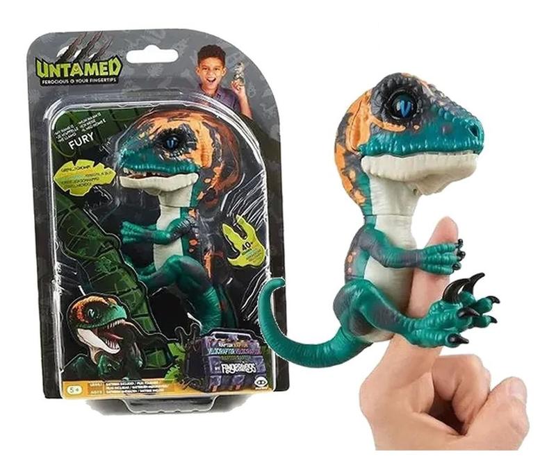 Agarradinhos Fingerlings Untamed Dinossauro Fury Candide - Bonecos ...