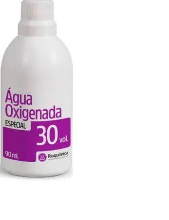 Água oxigenada 30 vol rioquímica 90ml - RIOQUIMICA - Água Oxigenada ...