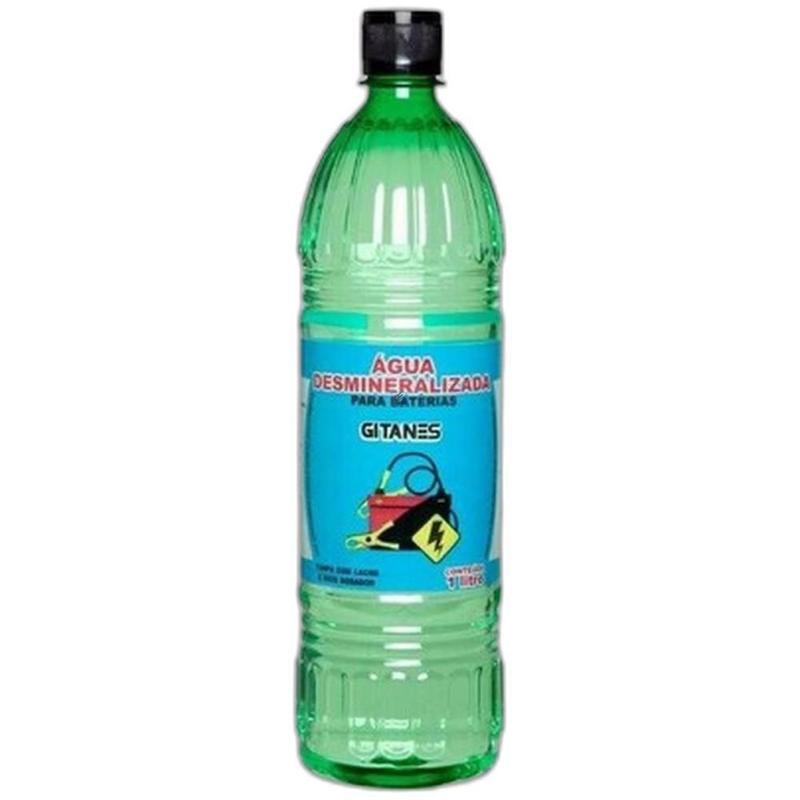 Agua Para Bateria Gitanes 1 Litro - Kit C/12 Peca - Água ...