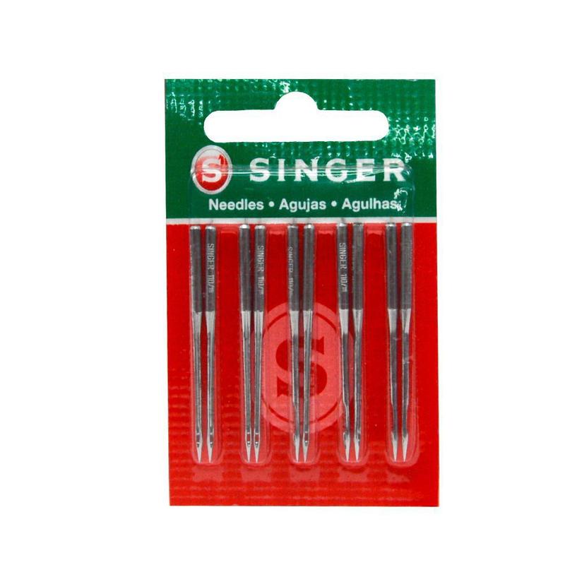 Agulha Singer 2045 Ponta Ouro Pc 10Unid - Riviera Plásticos - Agulha de ...