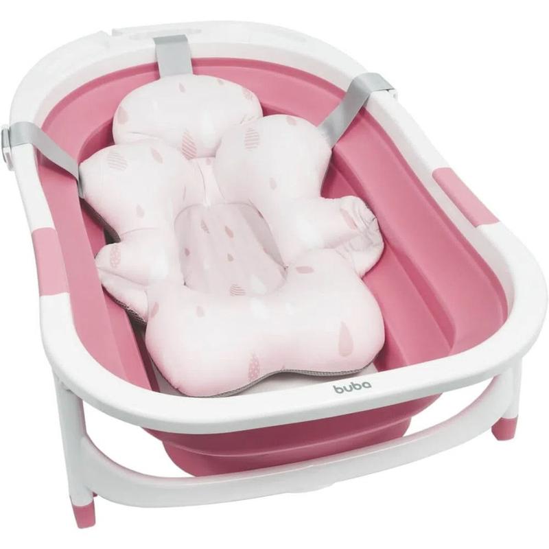 Almofada Para Banho Na Banheira Bebê Rosa Buba Gotinhas 58397 ...