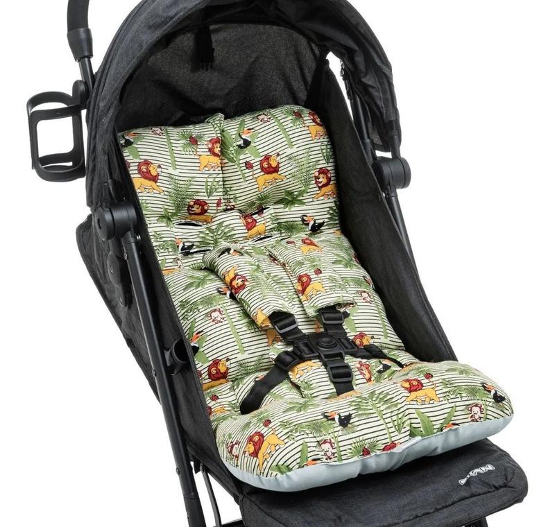 Almofada Para Carrinho de Bebê Universal - Safari - CLICK TUDO ...