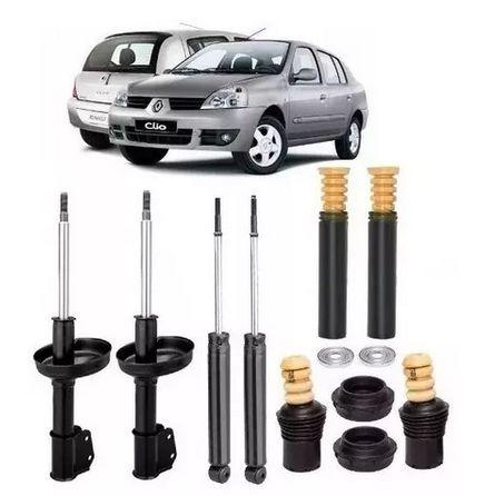 Amortecedor Dianteiro/Traseiro Renault Clio 1.0 1999/2011 + Kit ...