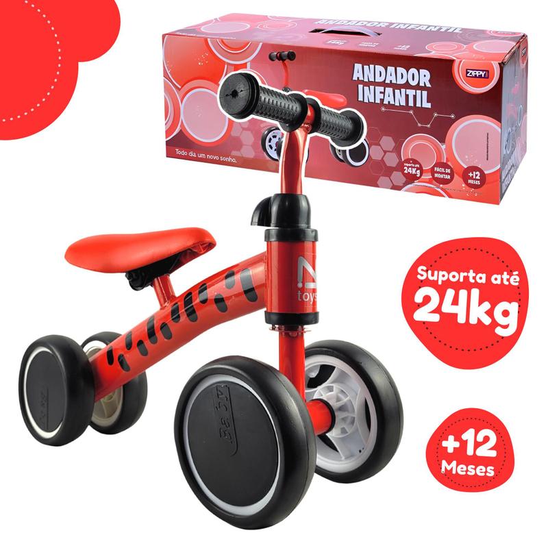 Andador Bebe Carrinho Infantil Treina Equilíbrio Criança - Zippy Toys ...