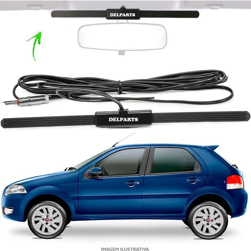 Antena Interna Automotiva Amplificada Carro Fiat Tipo 4 Portas Permak antena-interna-automotiva-amplificada-carro-fiat-tipo-4-portas-permak