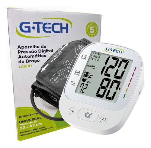 Aparelho De Medir Pressão Arterial Digital Gtech Braço C/ Tomada Bivolt ...