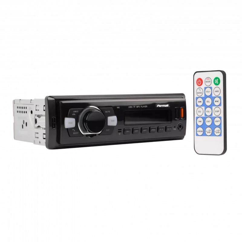 Aparelho De Som Automotivo Bluetooth Usb Com Controle Permak - Som ...