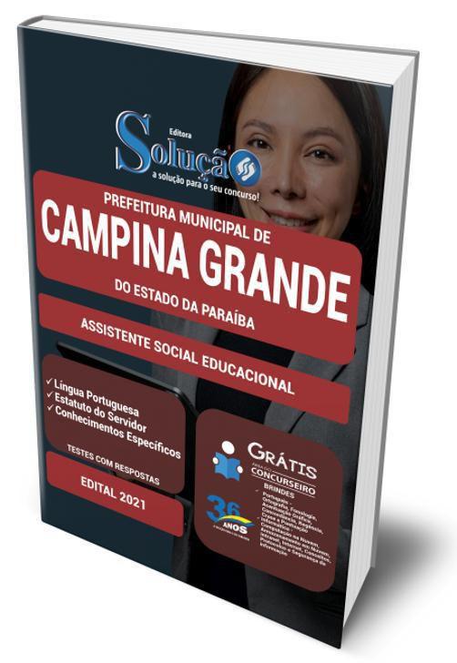 Apostila Campina Grande Pb 2021 Assist Social Educacional - Editora ...