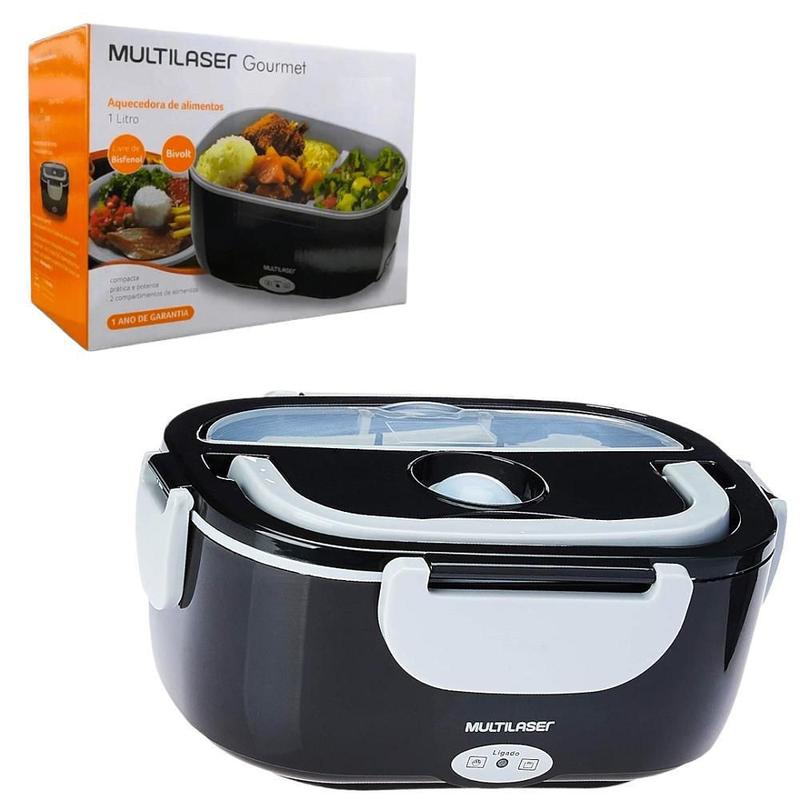 Aquecedor Alimento Marmita Elétrica Portátil 1 Litro Bivolt ...