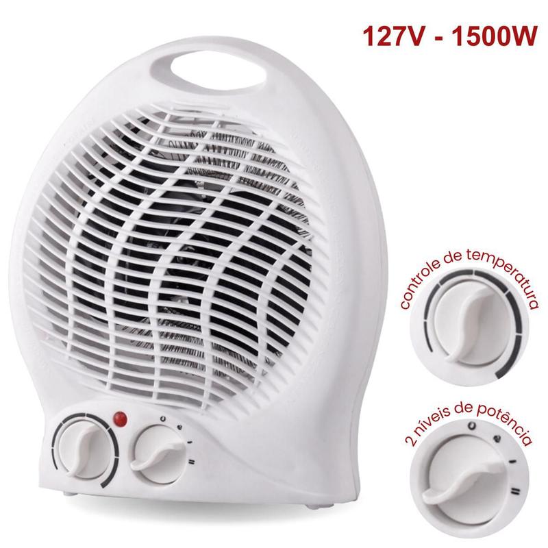 Aquecedor Elétrico Climatizador Ambiente Portátil 127V 220V - Futuro ...
