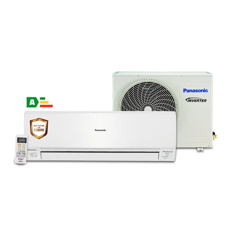 Ar Condicionado Split Hi Wall Inverter Panasonic Econavi 12000 BTU/h ...