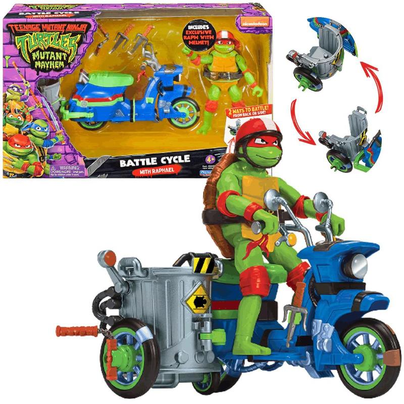 As Tartarugas Ninja Caos Mutante Raphael Moto com Garupa - Sunny ...