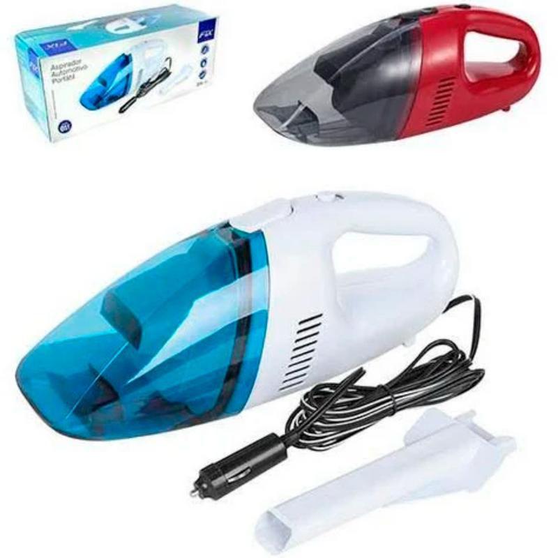 Aspirador De Pó Automotivo Para Carros 12V 35W Veicular Portátil ...