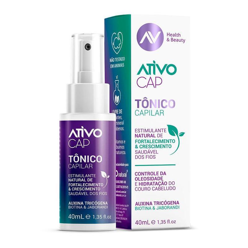 Ativo Cap Tônico - Tratamento Para Queda De Cabelos 30 Dias - Ativo ...