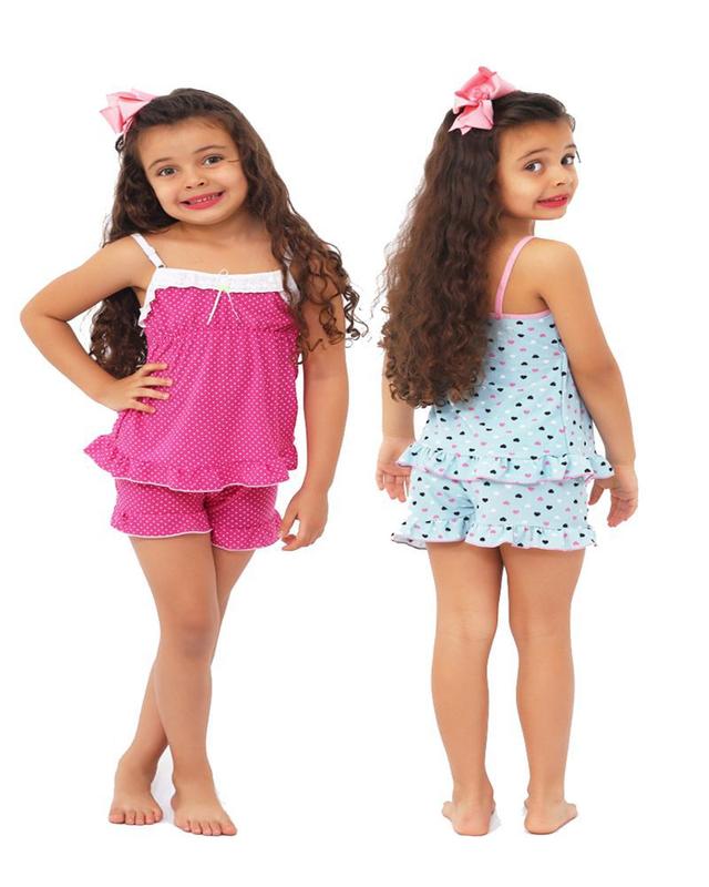 Baby Doll Infantil Kit Com 2 Atacado Fábrica - Isa Bella Lingerie ...
