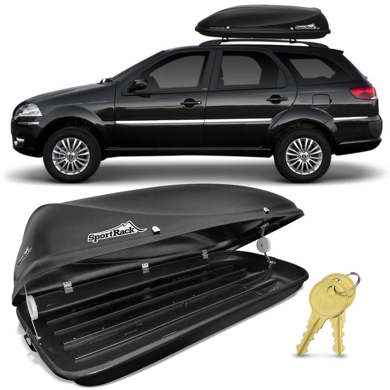 Bagageiro Maleiro De Teto Sport Rack Conquest Palio Weekend 1997 A 2018 ...
