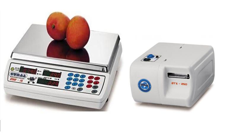 Balança com Etiquetador ESE WB-15 + ETX-250 15 kg (Com Bateria) Gural ...