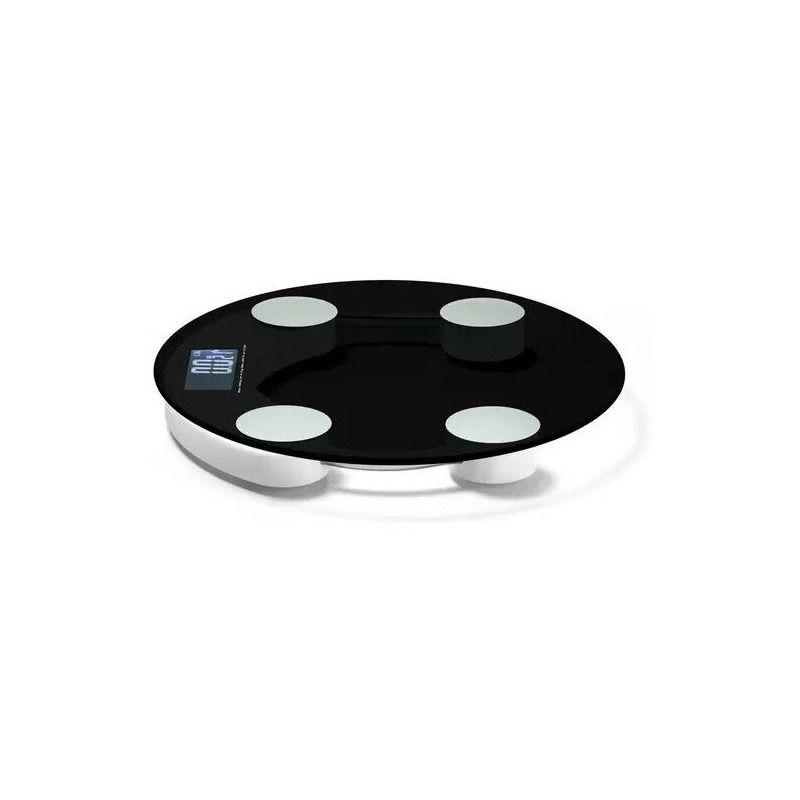 Balança corporal digital preta vidro temperado até 180 kg - Quick Store ...
