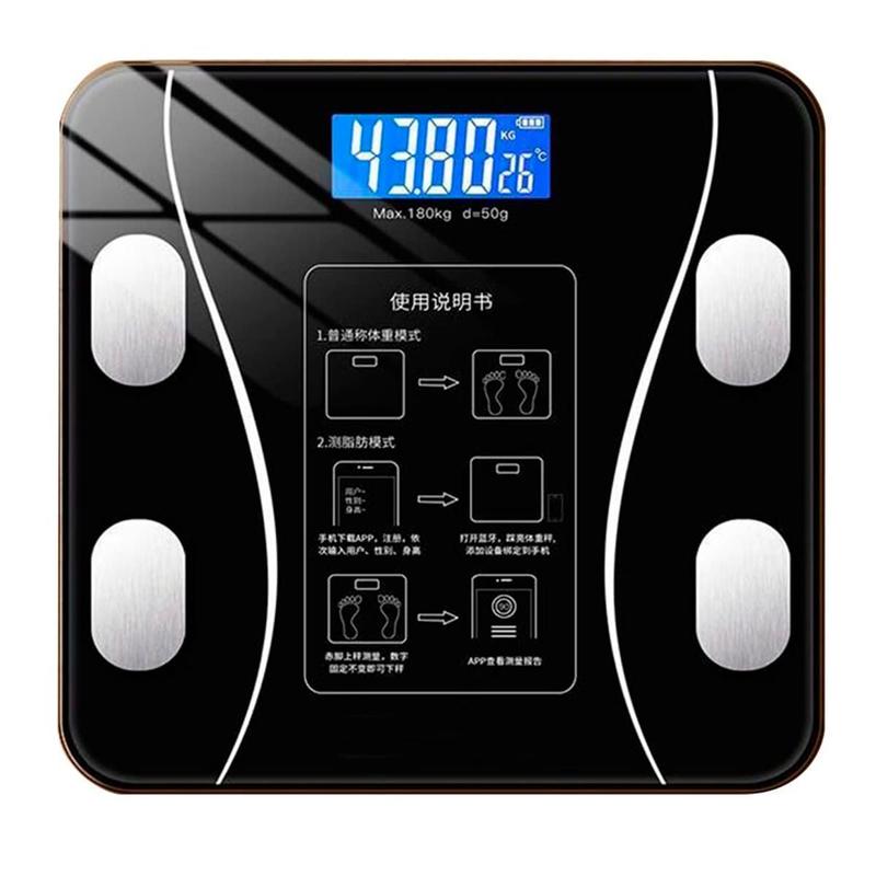 Balança Balança Digital Banheiro Display Lcd Inteligente - BELLATOR - Balança ...