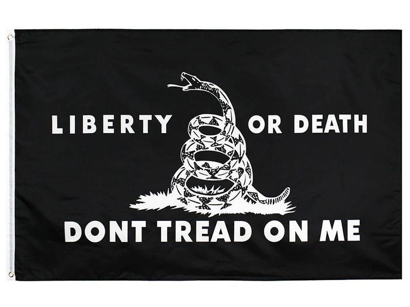 Bandeira Dont Tread on Me - Cobra Gadsden 145cm x 90cm da Marca Minha ...