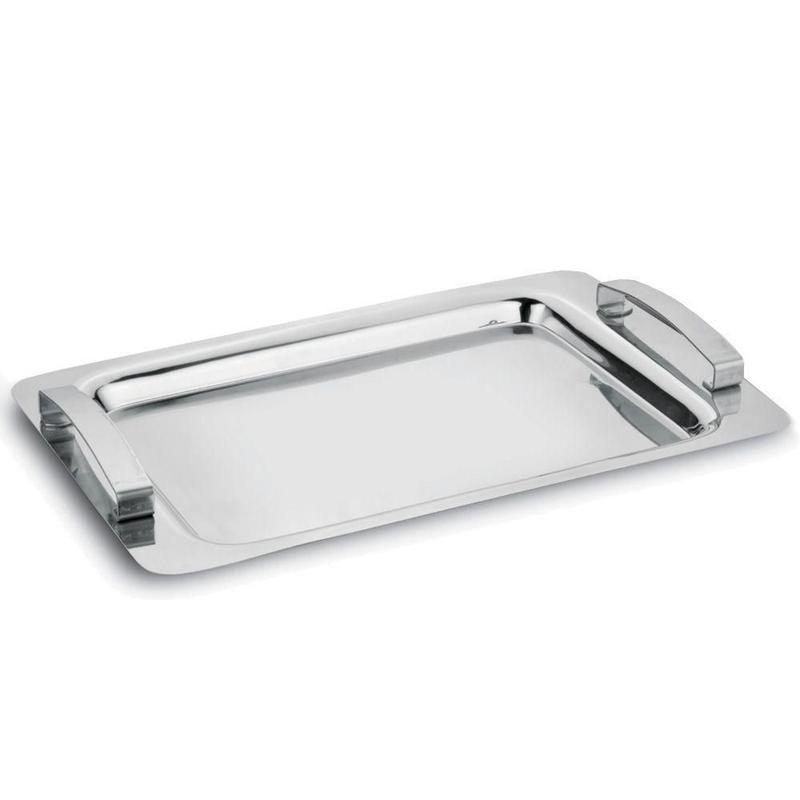 Bandeja De Inox Com Alça 36 Cm Class Home - Bandejas - Magazine Luiza