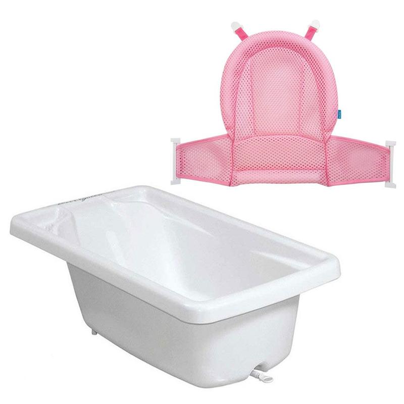 Banheira Avulsa Branco com Rede Protetora de Banho Baby - Burigotto ...