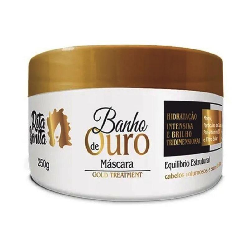Banho de Ouro - Máscara Rita Bonita 250g - Máscara Capilar - Magazine Luiza