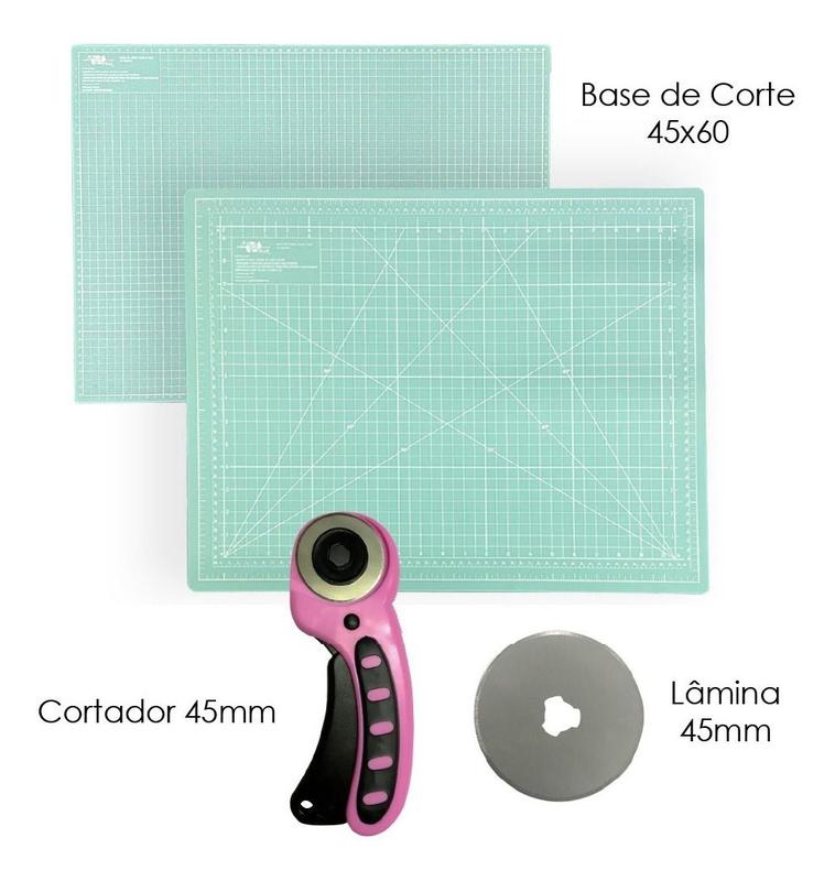 Base De Corte Para Patchwork Artesanato Placa Mesa 60x45 Cortador ...