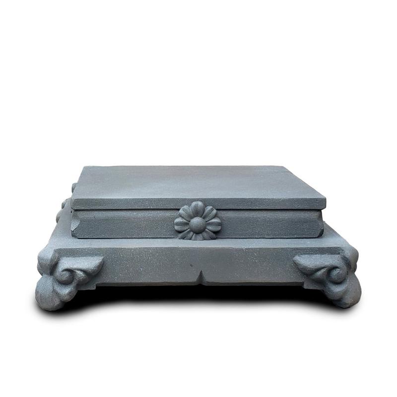 Base Rectangular Para Colocar Arteza Base de Escultura Retangular para Estátuas de Buda Grande 60 x 80 Cm ...