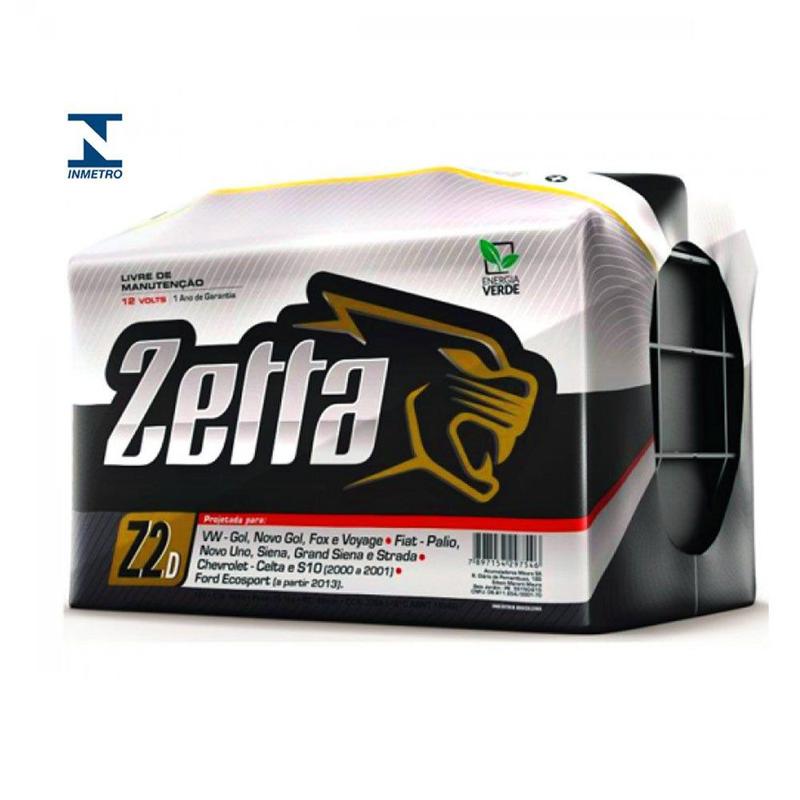 Bateria Automotiva Zetta 50 AH Moura - Bateria Automotiva - Magazine Luiza