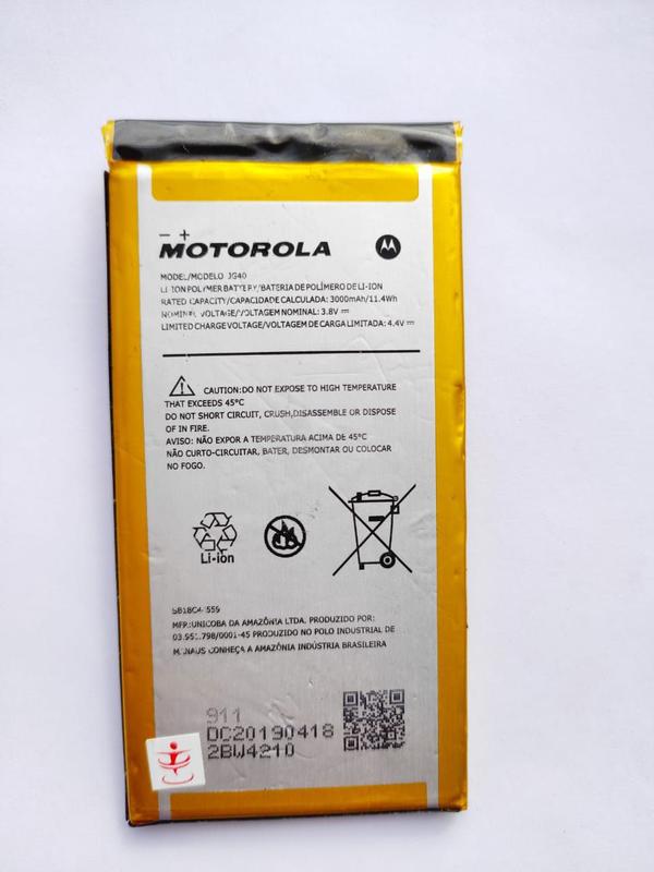 Bateria Motorola Moto G7 Plus Nova Original - Bateria para Celular ...
