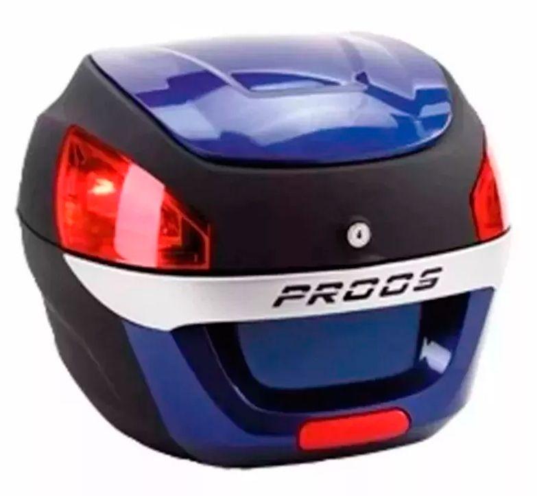 Bauleto Proos Bau 29 Litros Para Moto Fazer 250 150 Azul - Baú para ...