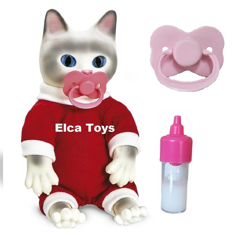 Bebê Pet Reborn Gato Pet Hora Da Mamadeira Gatinho - Roma Brinquedos ...
