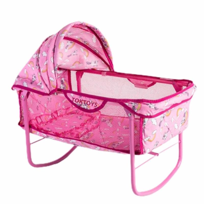 Berço para Boneca Infantil Bebê Reborn Milan -ESCOLHA A SUA COR ...