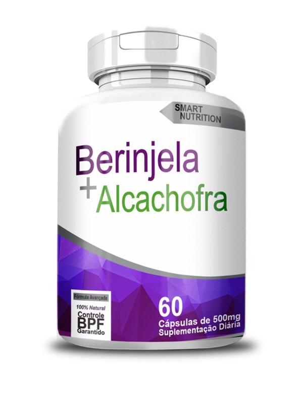 BERINJELA C/ ALCACHOFRA 500mg 60 Cápsulas - 4 Elementos - 60 Capsulas ...