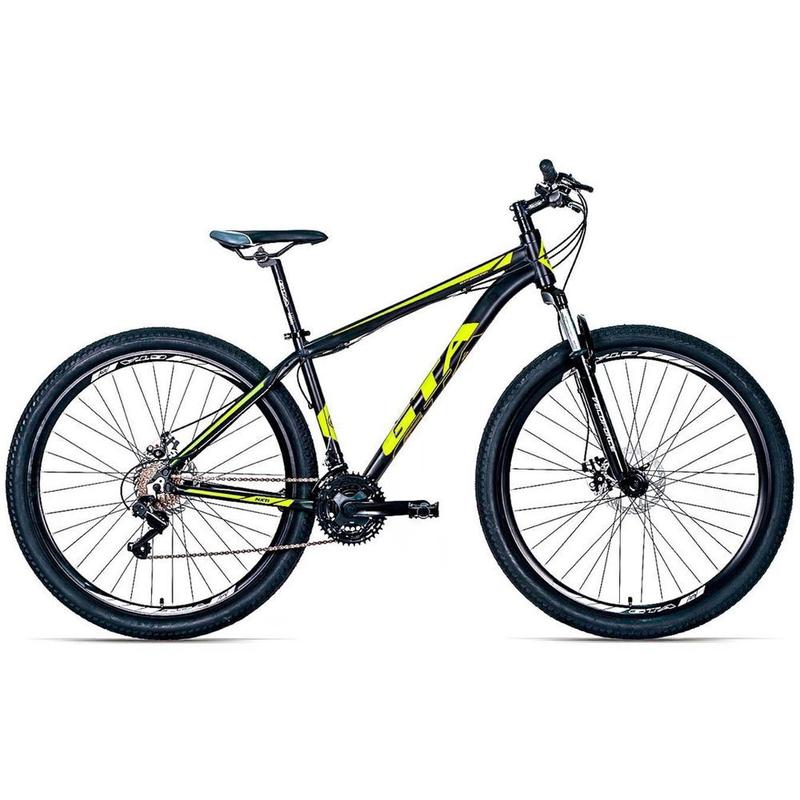 Bicicleta GTA NX11 Aro 29 Quadro 17 Alumínio Preto/Amarelo 21V ...