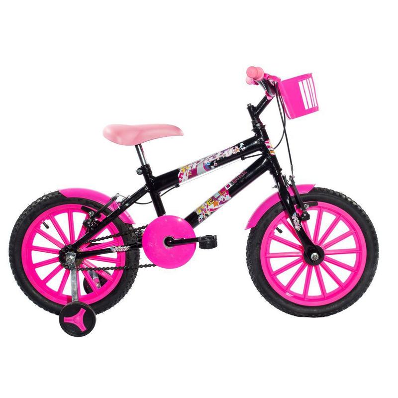 Bicicleta Infantil Feminina Criança 5 anos Menina Aro 16 MTB Ello Paty ...