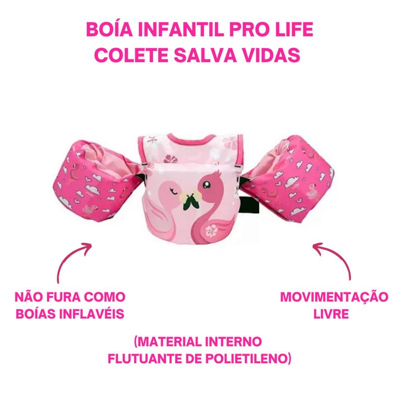 Boia de Braço e Peito Infantil Bebê Colete Salva Vidas Crianças 0 A 7 ...