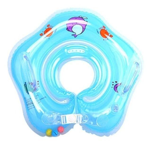 Boia Para Bebê Crianças de Pescoço Com Alça Inflável Piscina Segurança ...