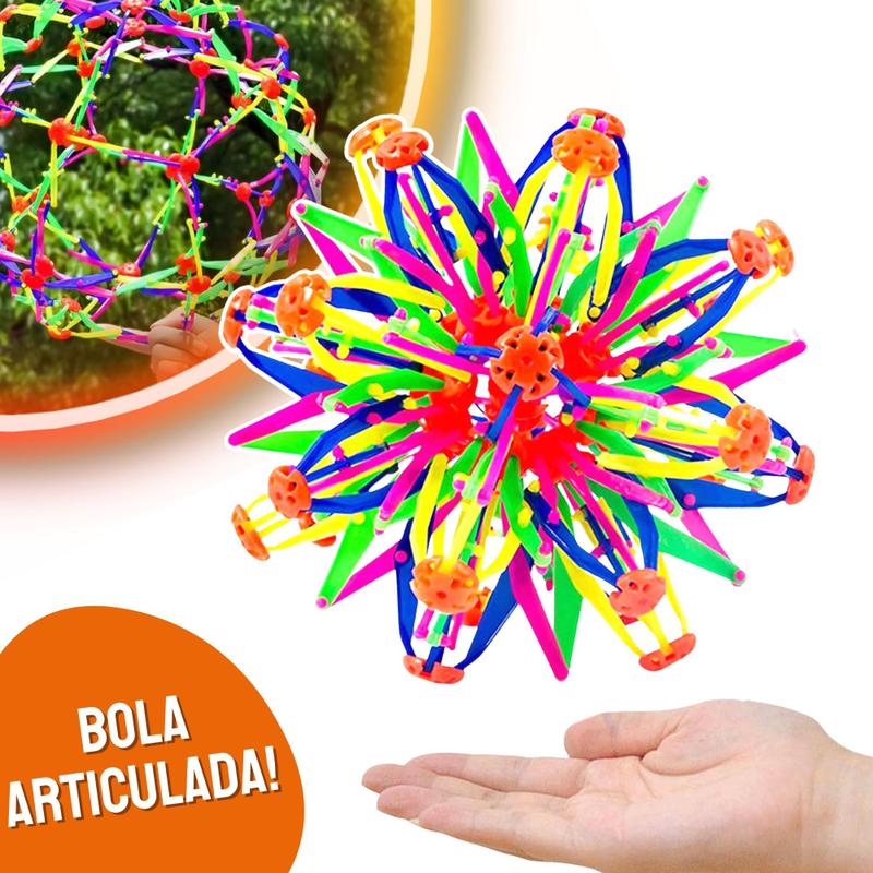 Bola Maluca Brinquedo de Hoberman Abre e Fecha ao Lançar ...