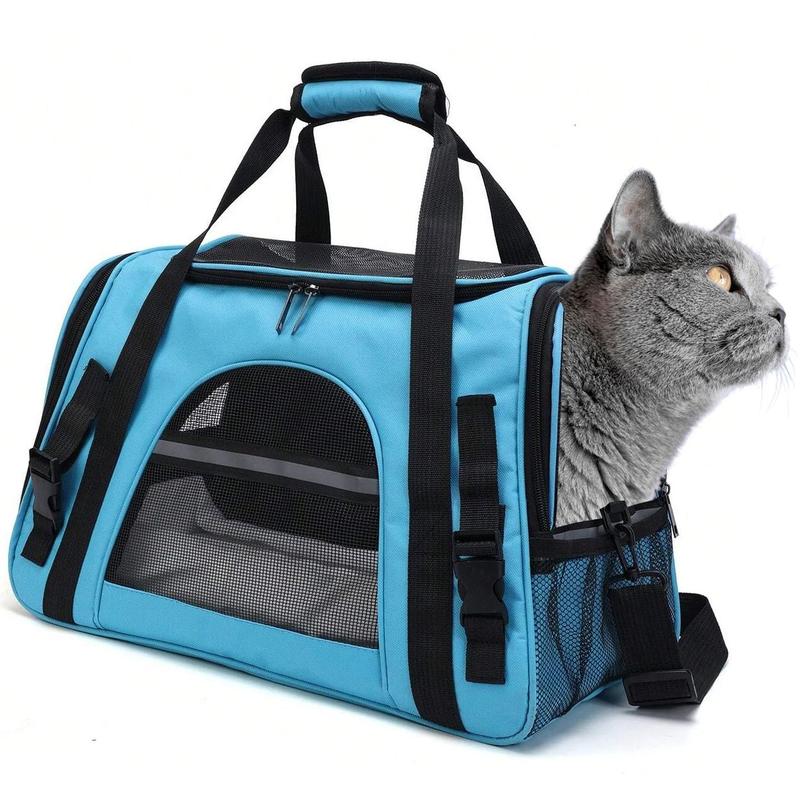 Bolsa De Transporte Pet Avião Para Cães Gatos Luxo Mala Mochila Ombro ...