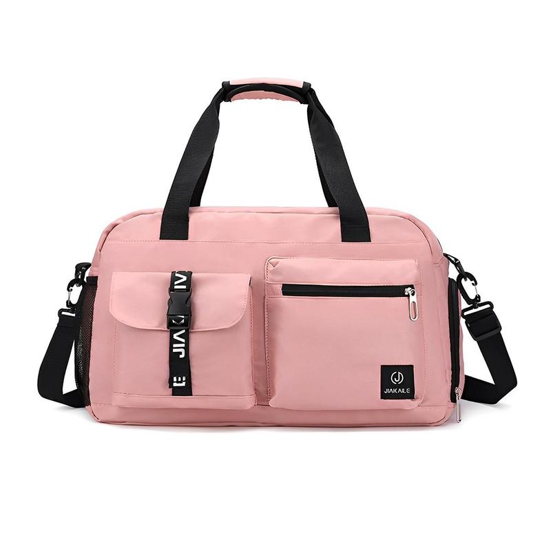Bolsa Mala Viagem Feminina De Mão Super Grande Espaçosa Rosa ...