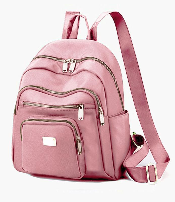 Bolsa Mochila Feminina Tactel Elegancy Resistente Trabalho Faculdade ...