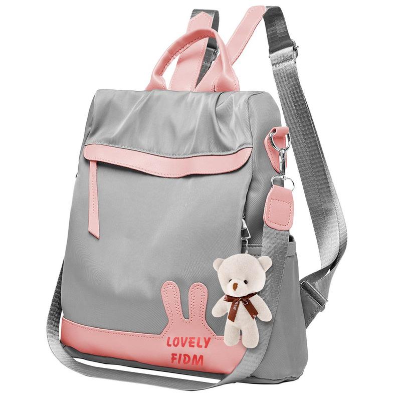 Bolsa Transversal Feminina Vira Mochila Colorida De Costas Confortavel ...