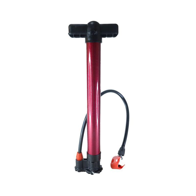 Bomba Manual Para Inflar - Bicicletas, Balones, Hasta 100 PSI, Con Cabeza Dual Y Base Plegable