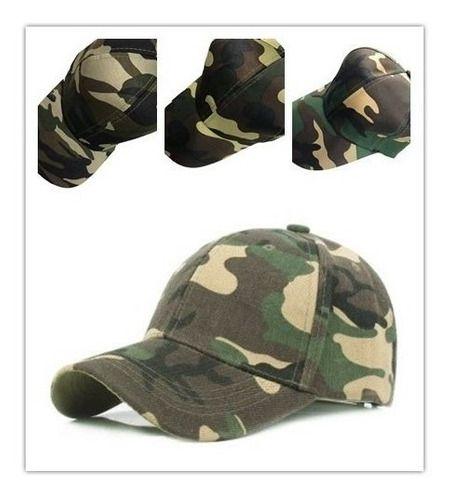Boné Tático Tipo Militar Camuflado Verde Fecho Regulável - oem - Boné ...