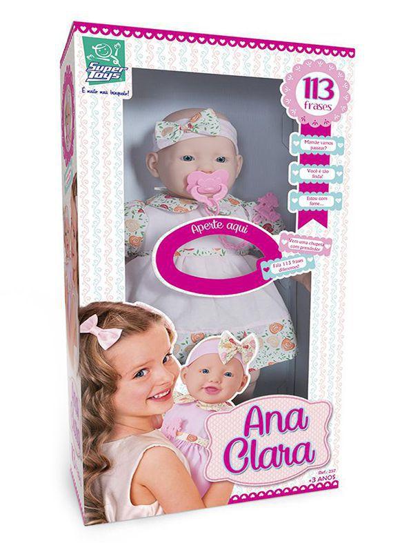 Boneca Ana Clara Fala 113 Frases - Super Toys - Bonecas - Magazine Luiza