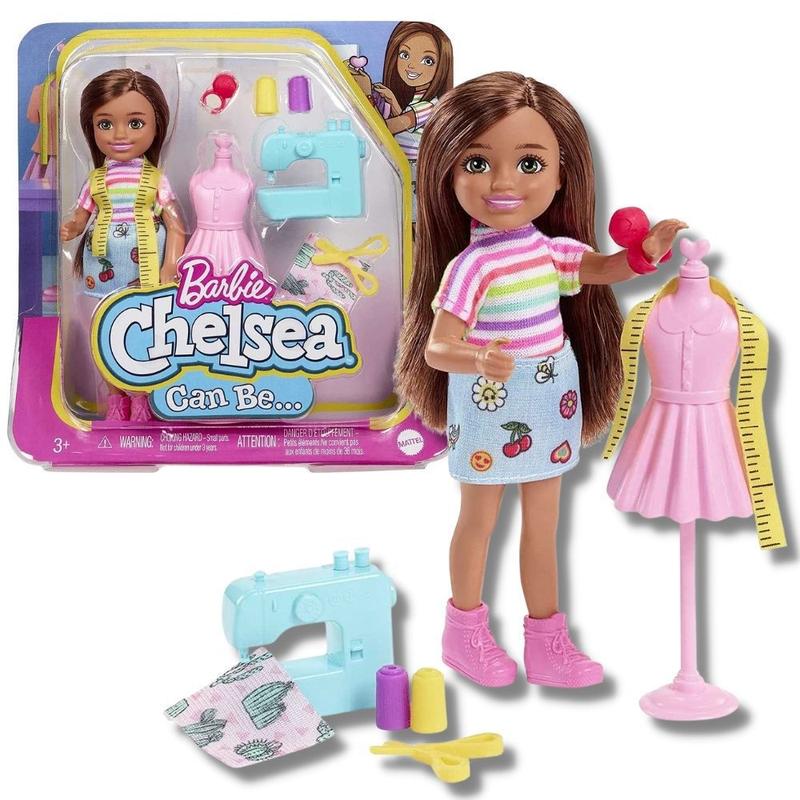 Boneca Barbie Chelsea Set Profissões Designer De Moda Mattel - Bonecas ...