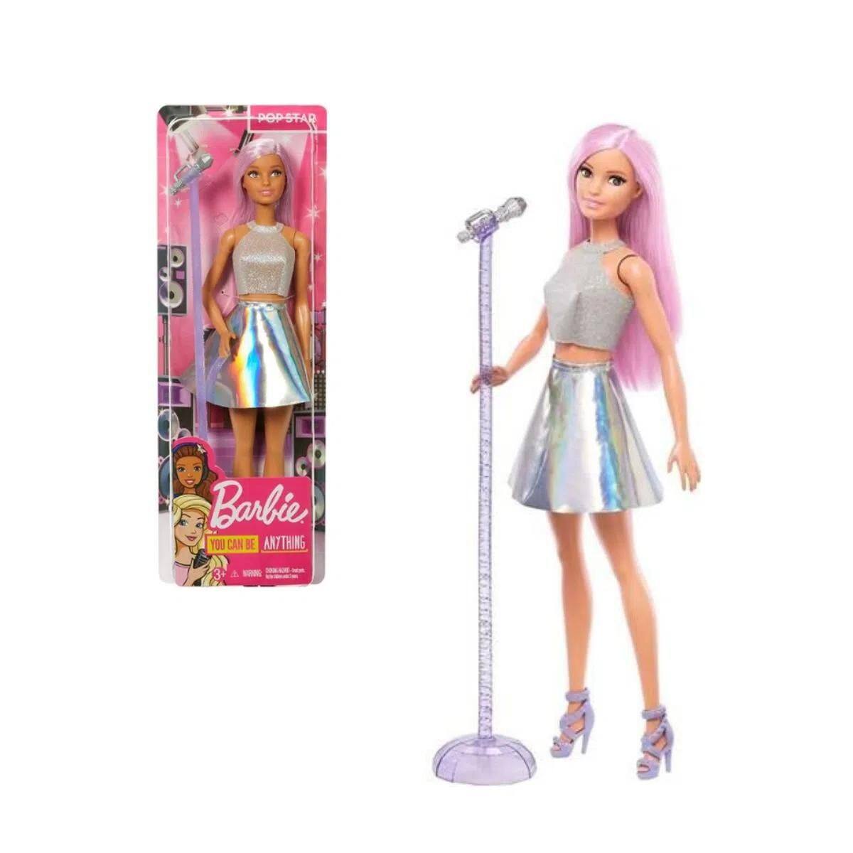Boneca Barbie Estrela Pop Profissões Barbie Pop Star - Mattel - Bonecas ...